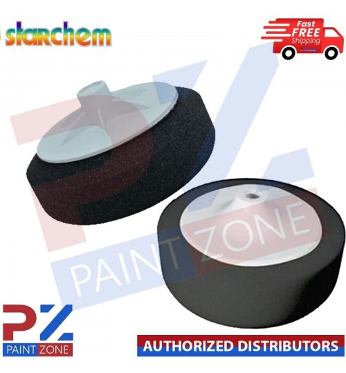 STARCHEM - BLACK - 6" COMPOUND HEAD PAD MOP - 1 pieces Mop